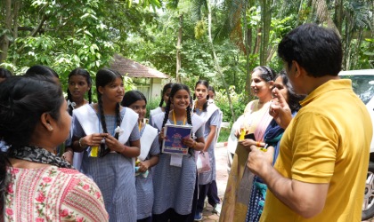 Community meeting or parents with teachers